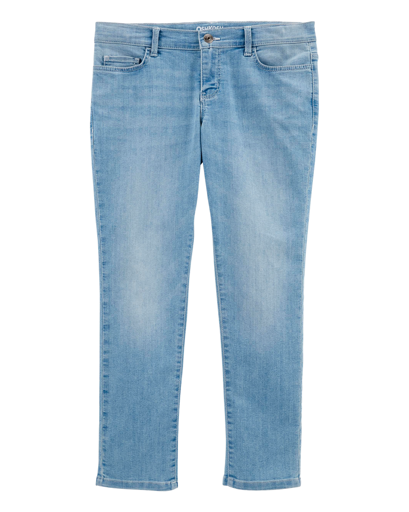 Kid Light Blue Wash Super Skinny-Leg Jeans, image 1 of 5 slides