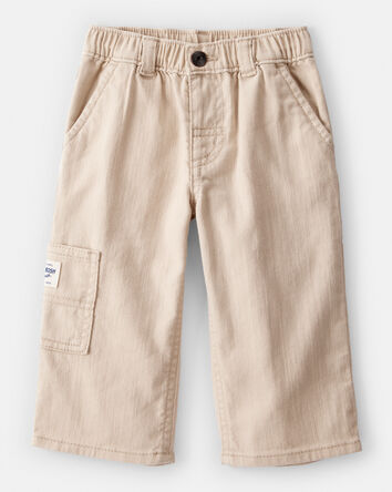 Baby Boy Pull On Carpenter Pant - Khaki, 