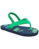 Dinosaur Flip Flops, image 1 of 6 slides