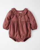 Baby Girl Organic Cotton Prairie Bubble, image 1 of 5 slides
