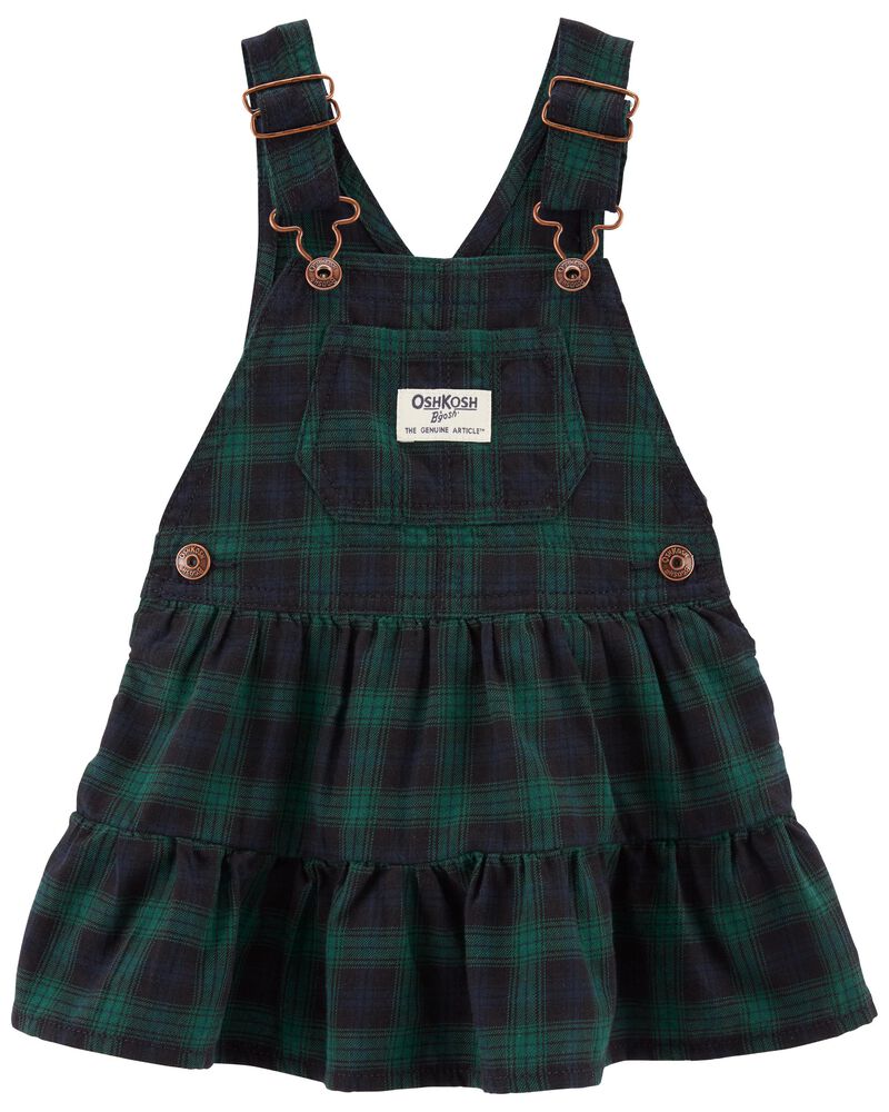 Baby Plaid Jumper Dress, image 1 of 4 slides