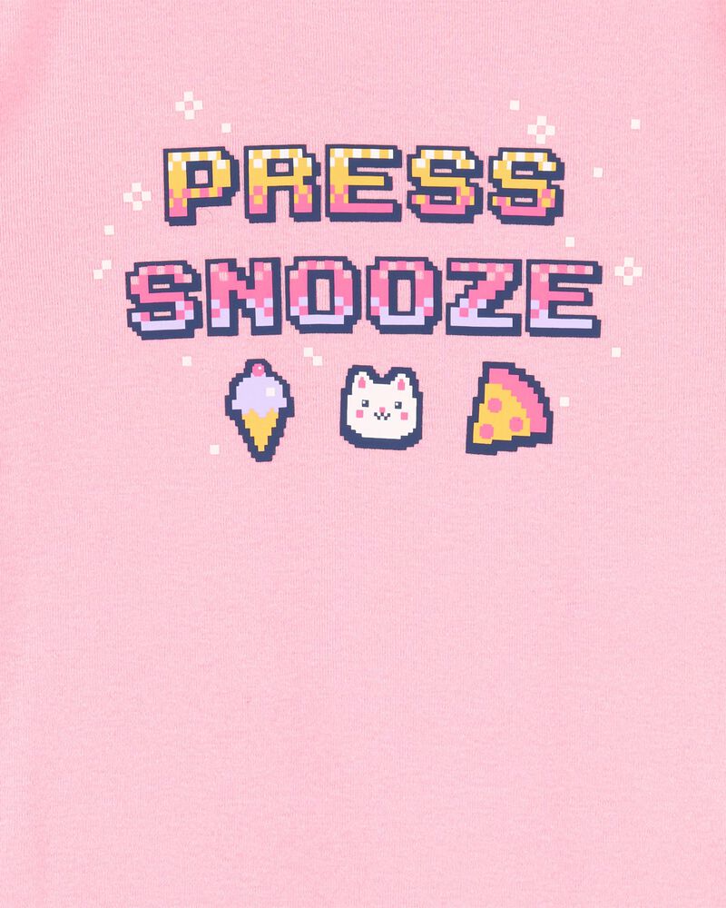 Kid 4-Piece Gamer Cotton Pajamas, image 2 of 4 slides