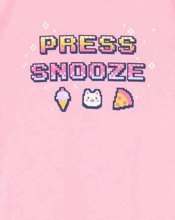 Kid 4-Piece Gamer Cotton Pajamas, 