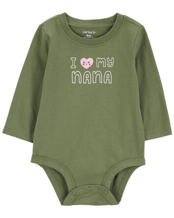 Baby I Love My Nana Collectible Bodysuit, 