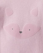 Baby Girl 4-Pack Koala Print Cotton Long-Sleeve Multipack Bodysuits - Purple/White/Pink, image 2 of 6 slides