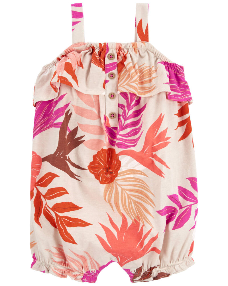 Baby Tropical Tank Romper, image 1 of 3 slides