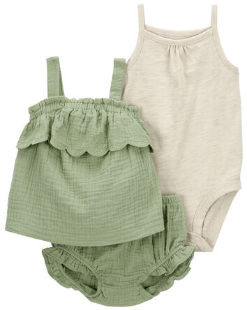 Baby 3-Piece Little Short Set, 