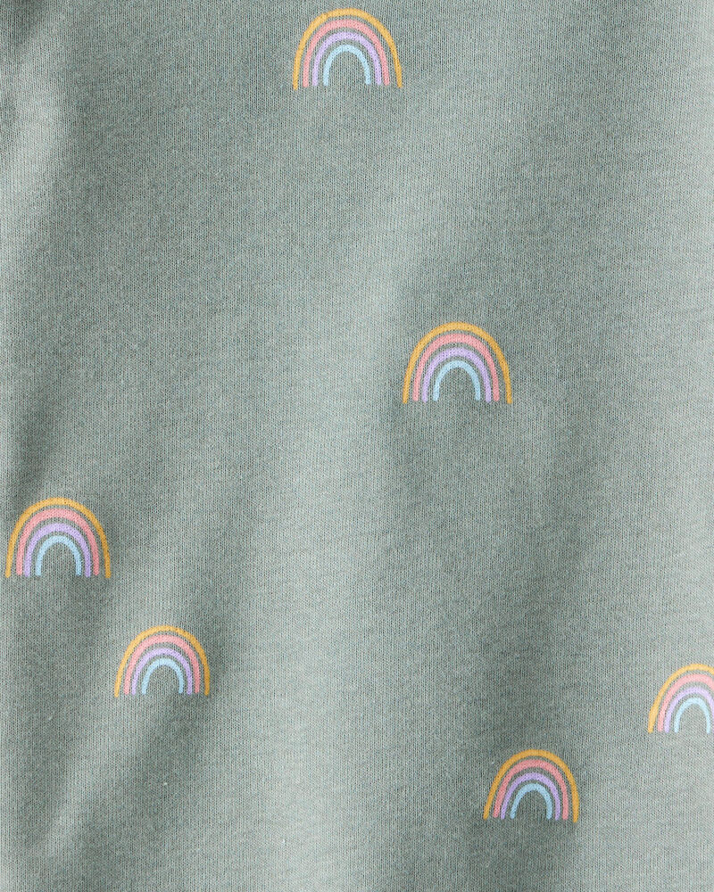 Baby Organic Cotton Pajamas in Magical Rainbow Print, image 3 of 5 slides