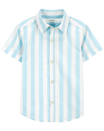 Baby Striped Button-Down Shirt, 