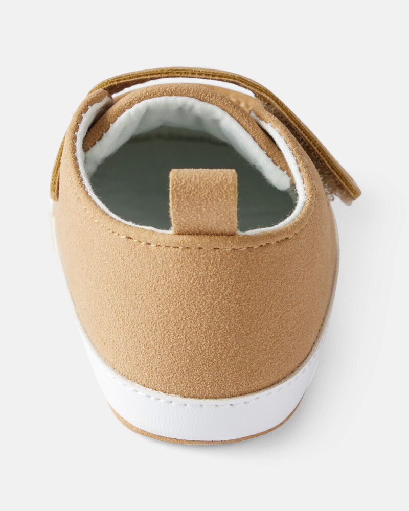 Baby Boy Pull-On Casual Sneakers - Brown, image 3 of 6 slides