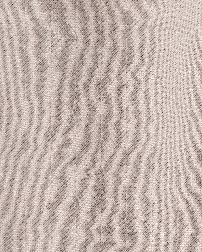 Baby Girl Cotton Joggers - Brown, image 3 of 4 slides