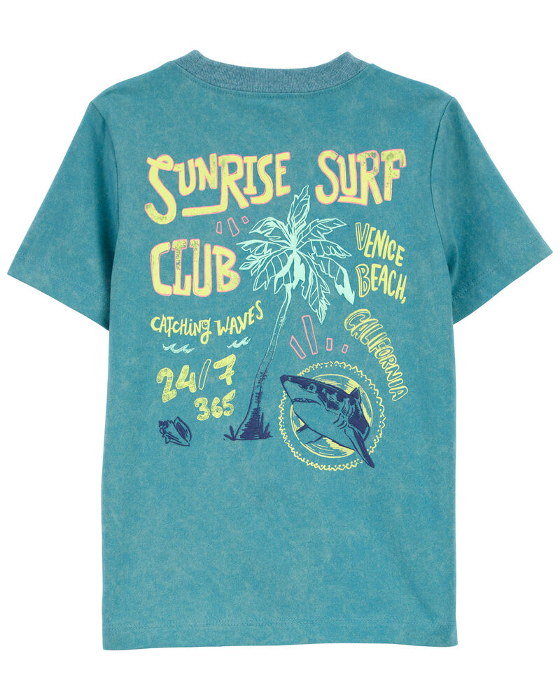 Baby Surf Club Acid Wash Graphic Tee, image 2 of 3 slides
