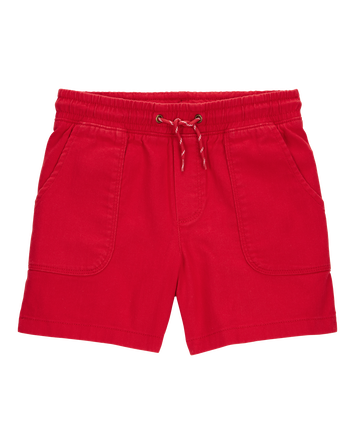 Kid Pull-On Cotton Shorts, 