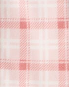 Girls 2-Piece Plaid Long-Sleeve Shirt & Pant Set - Pink, image 2 of 4 slides