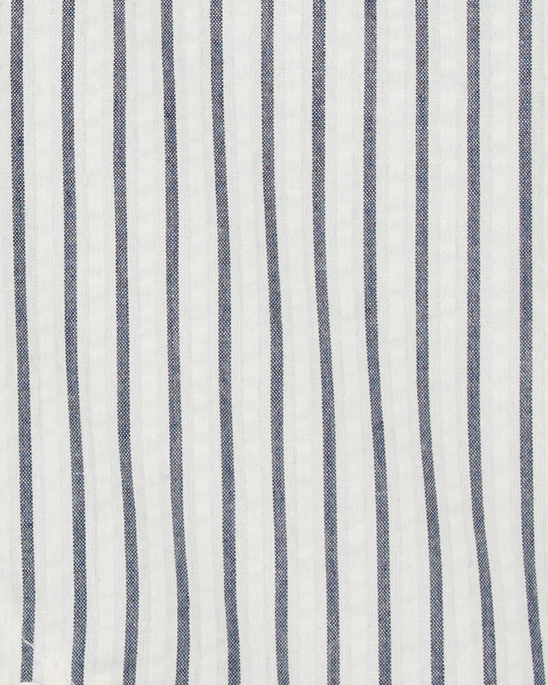 Baby Striped Polo Romper, image 2 of 3 slides