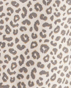 Girls Cotton Leopard Stretch Flare Leggings, image 3 of 4 slides