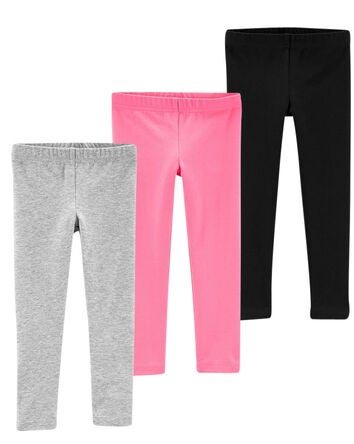 Toddler 3-Pack Leggings, 