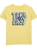 Yellow - Kid Take it Easy Graphic Tee