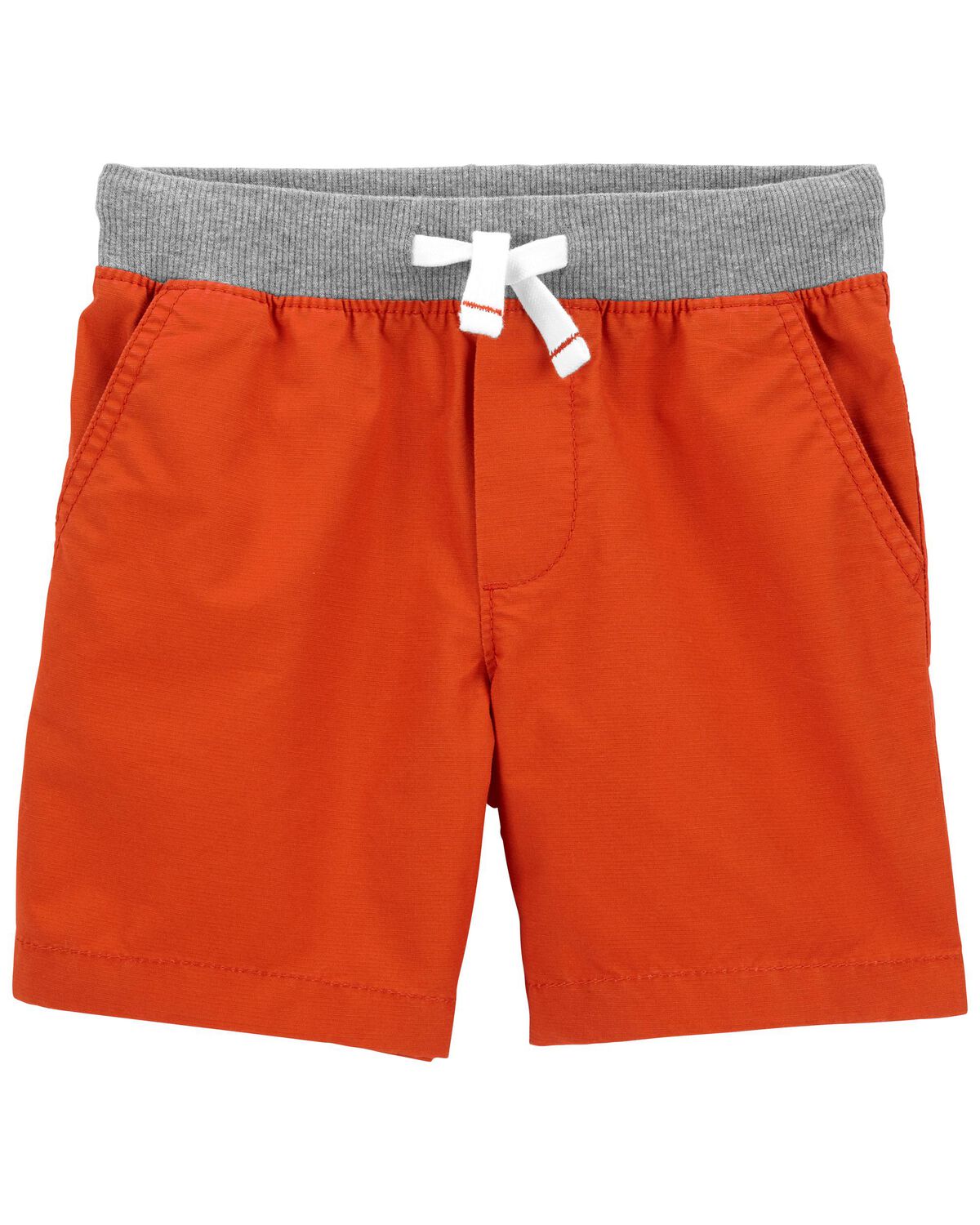 Orange Baby PullOn Dock Shorts