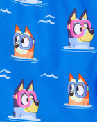 Toddler Bluey™ Swim Trunks- Blue, image 3 of 3 slides