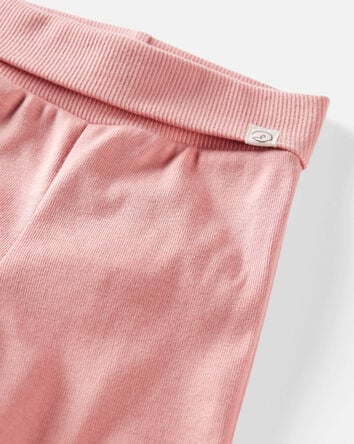 Baby Girl 2-Pack Organic Cotton Grow-With-Me Joggers, 