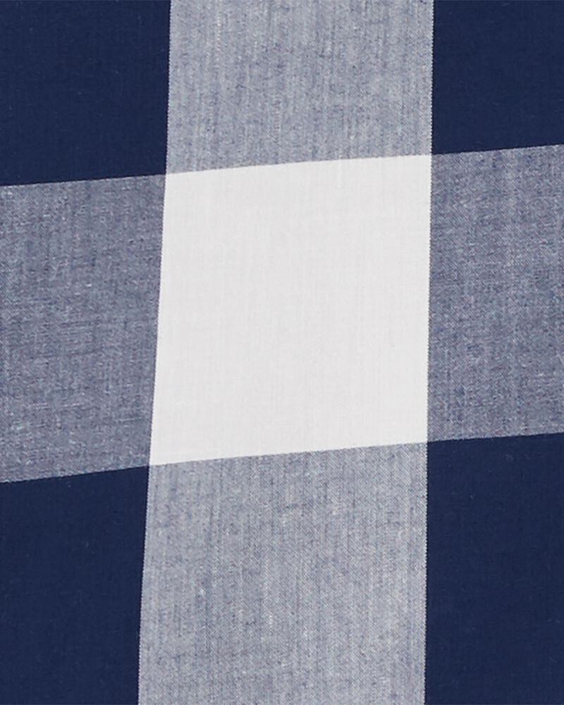 Kid Plaid Button-Front Shirt, image 3 of 4 slides