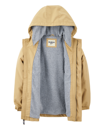 Boys Midweight Utility Jacket - Khaki, 