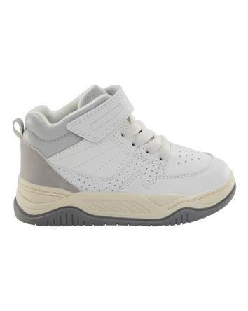 Toddler Casual Easy On High-Top Sneakers - Grey, 