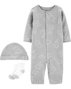 Baby 3-Piece Take-Me-Home Converter Gown Set, image 1 of 3 slides