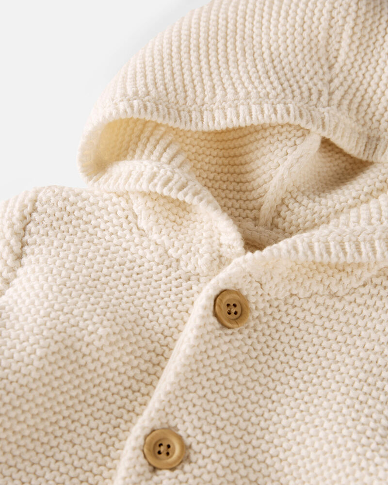 Baby Organic Cotton Signature Stitch Cardigan
, image 2 of 5 slides