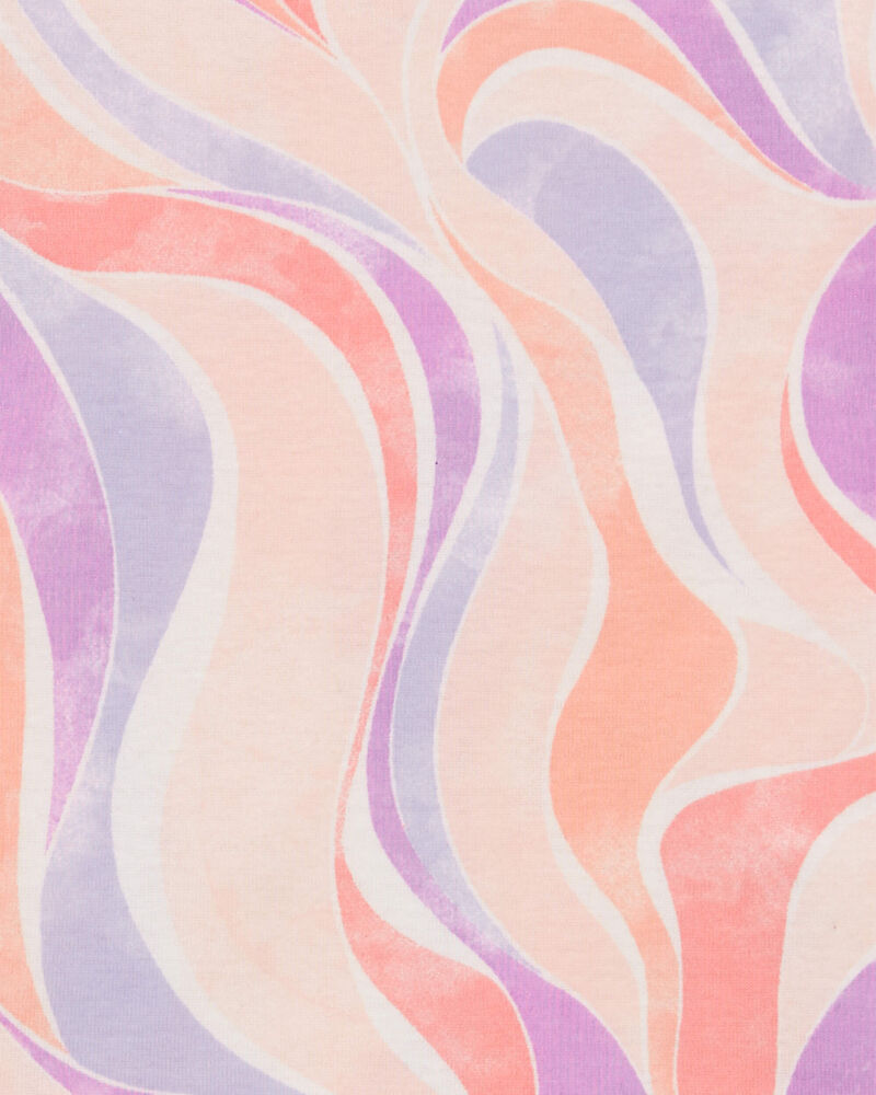 Toddler 4-Piece Daisy 100% Snug Fit Cotton Pajamas, image 2 of 4 slides