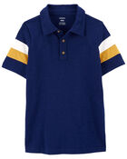 Kid Striped Polo Shirt, image 1 of 3 slides