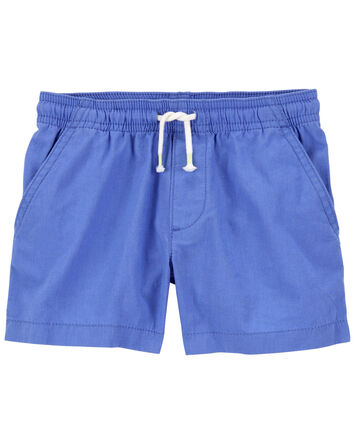 Toddler Pull-On Linen Shorts, 