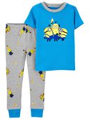 Blue - Toddler 2-Piece Minions 100% Snug Fit Cotton Pajamas