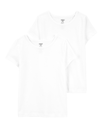 Kid 2-Pack Cotton Undershirts, 