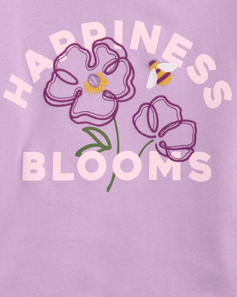Kid Happiness Blooms Floral Sweatshirt, image 2 of 3 slides