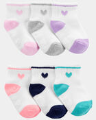Baby 6-Pack Crew Socks, image 2 of 3 slides