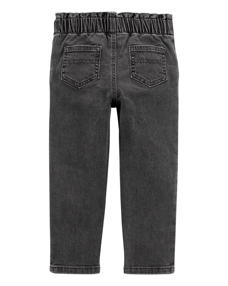 Baby Pull-On Denim Pant - Black, image 2 of 5 slides