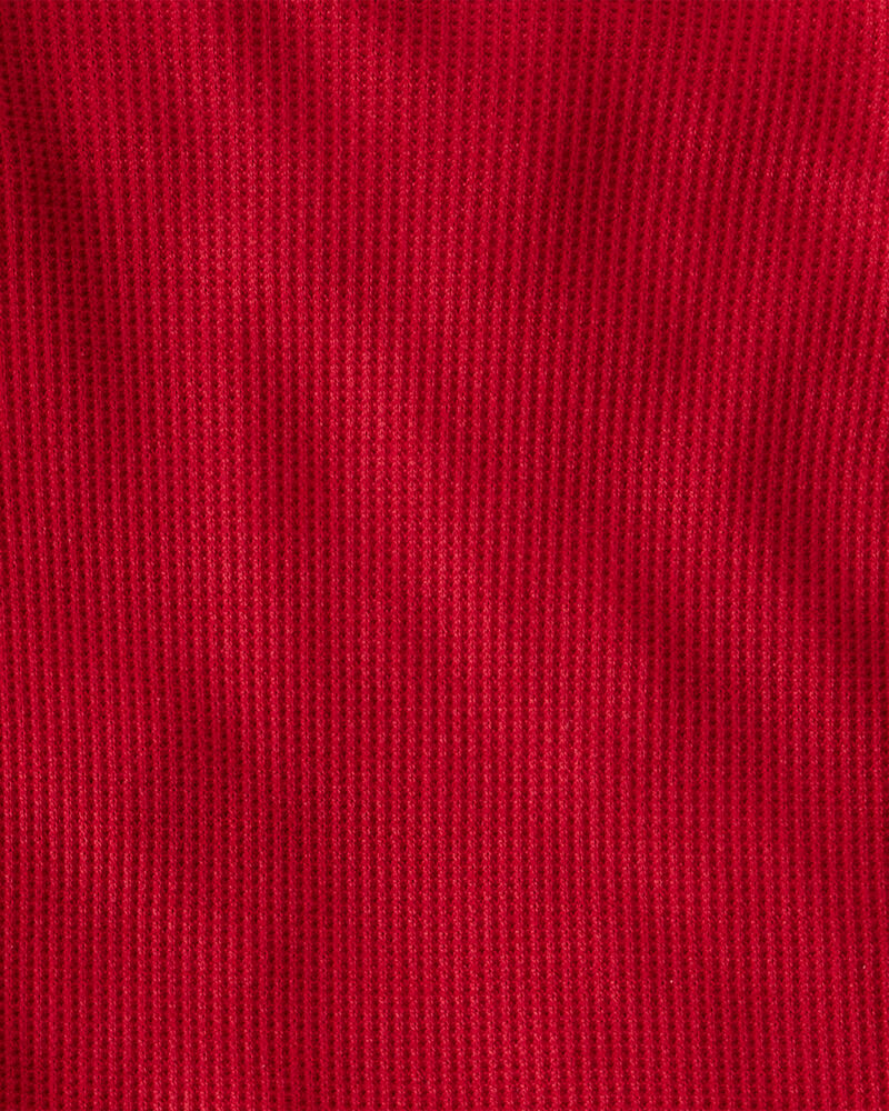 Toddler PurelySoft Snug Fit 2-Piece Pajamas - Red, image 3 of 5 slides