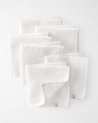 Baby 6-Pack Organic Cotton Washcloths, image 1 of 3 slides