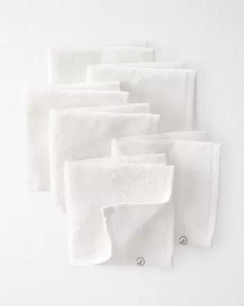 Baby 6-Pack Organic Cotton Washcloths, 