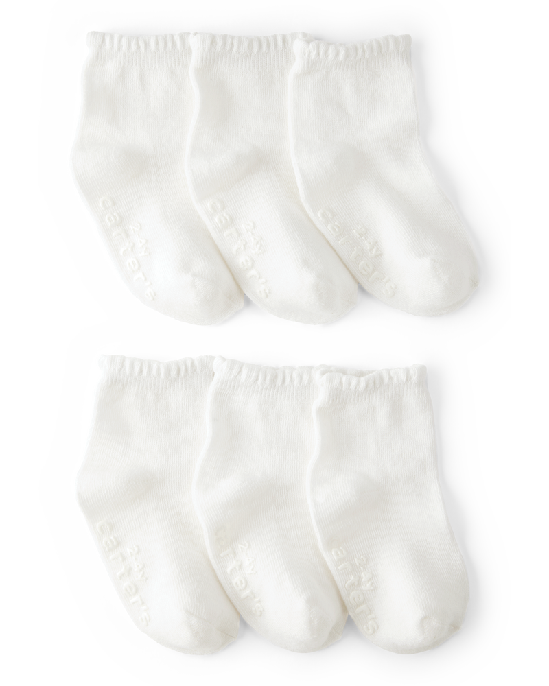 Toddler 6-Pack Crew Socks, image 1 of 2 slides
