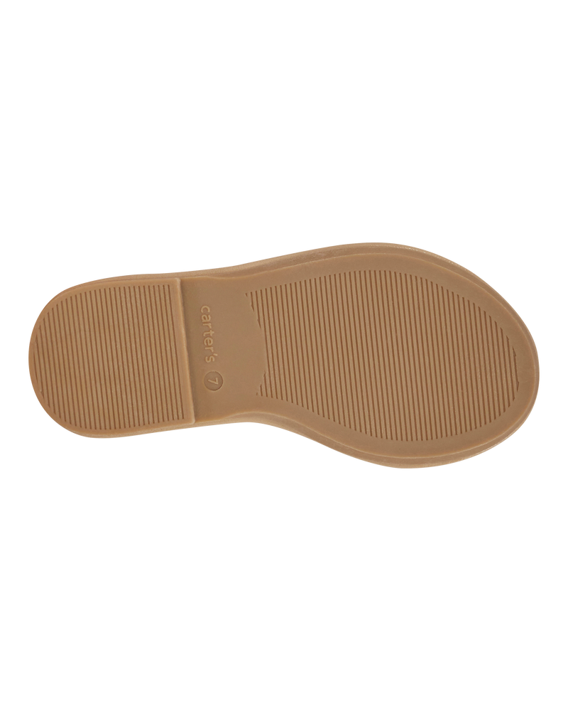 Toddler Strappy Sandals - White, image 5 of 7 slides