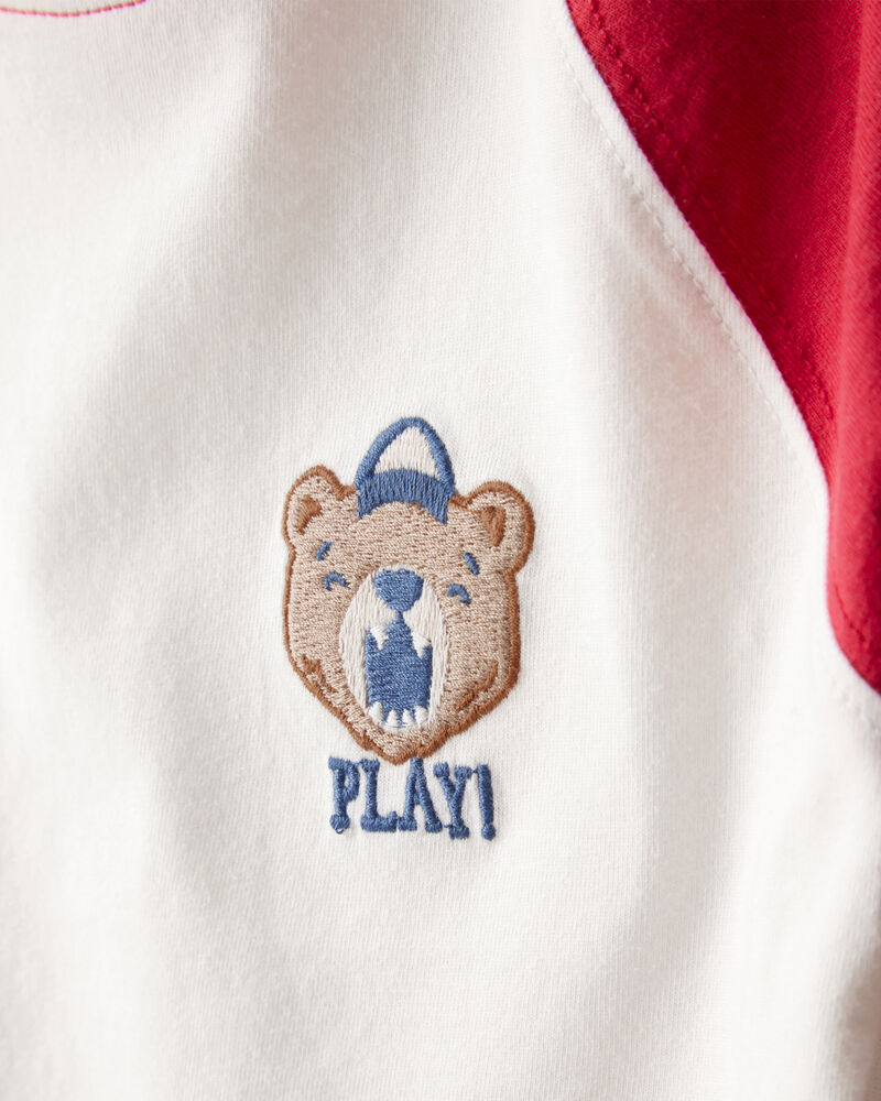 Toddler Boy Bear Short-Sleeve Graphic Tee - White, image 3 of 5 slides