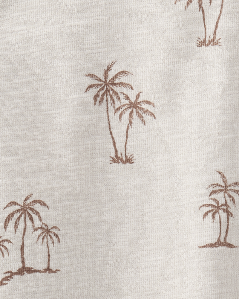 Toddler 2-Piece Palm Tree-Print Set Made with Organic Cotton, image 4 of 4 slides