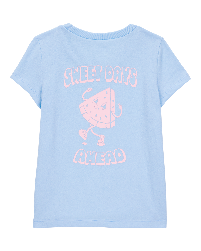 Toddler Heart Short-Sleeve Graphic Tee - Blue, image 2 of 4 slides