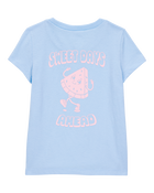 Toddler Heart Short-Sleeve Graphic Tee - Blue, image 2 of 4 slides