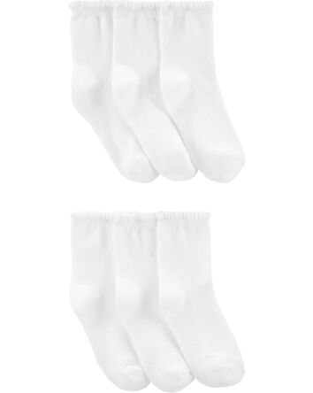 6-Pack Crew Socks, 