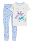 Kid Disney© Lilo & Stitch Snug Fit Cotton 2-Piece Pajamas, image 1 of 3 slides