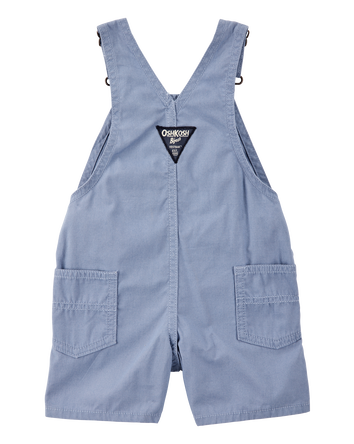 Baby Woven Shortalls - Blue, 